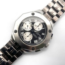 Baume & Mercier Riviera Chronograph Diver 65541 Watch Silver 43mm Automatic
