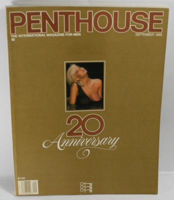 Penthouse Magazine September 1989 - 20th Anniversary Vintage Centerfold Rare