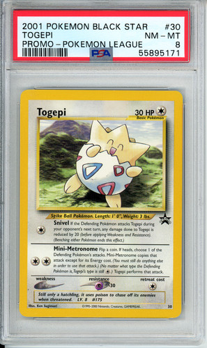 Togepi graded PSA 8 for sale on eBay