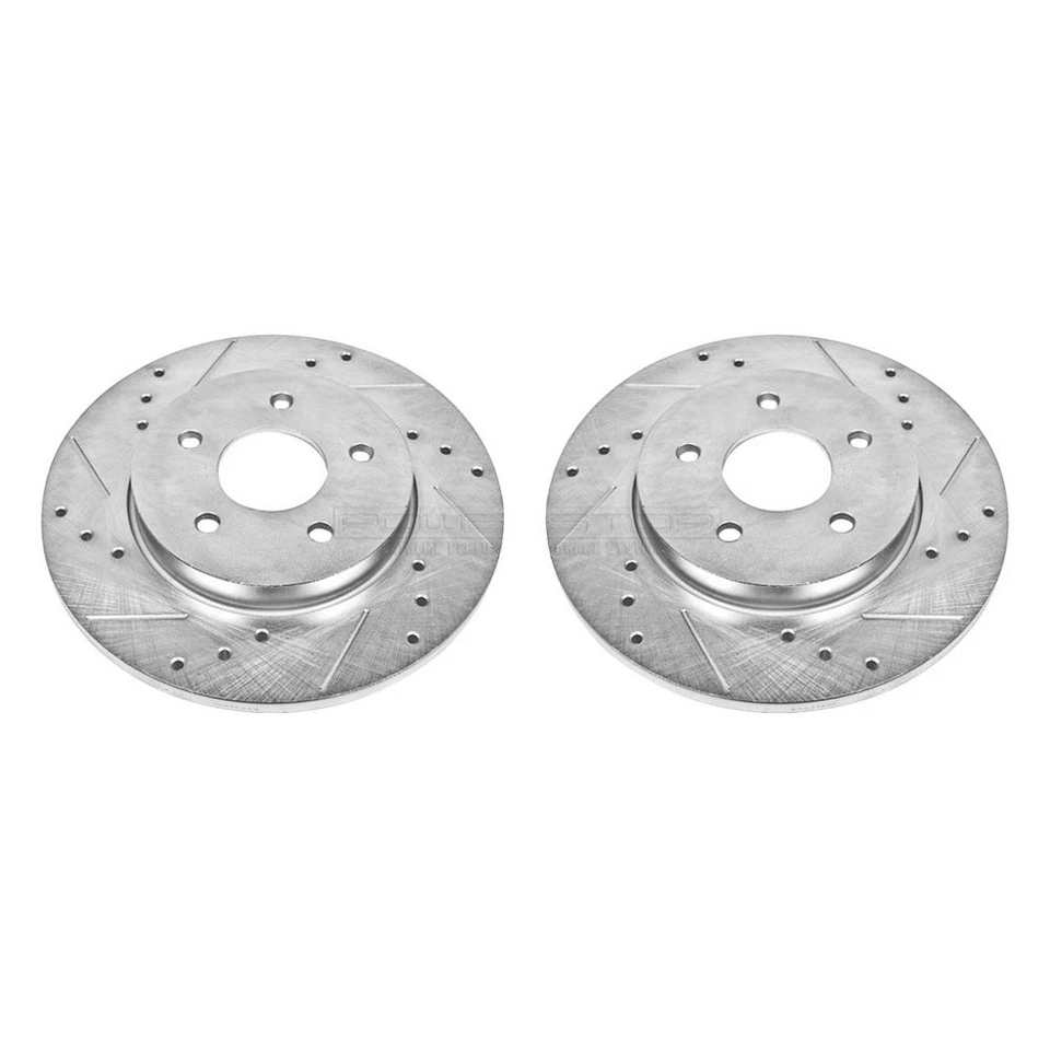 PowerStop EBR817XPR Brake Rotors For Jaguar X-Type 2002-2008 Rear Foto 2 de 4