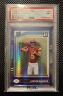 2024 Panini Donruss Optic Jayden Daniels BLUE HYPER Prizm Rookie RC #248 PSA 9