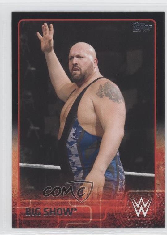 2015 Topps WWE Black Big Show #8 c7y