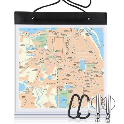 SANNIX Waterproof Map Case 12,20'' × 11,02'' / 31 × 28 cm, transparent 