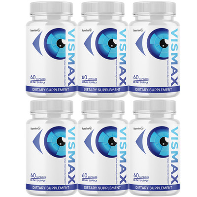 Vismax Eye Health Support Formula, (6 Pack) Official Vision Supplement