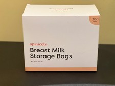 One Box of Sprucely Breast Milk Storage Bags 300 Count 8 fl oz / 240 ml