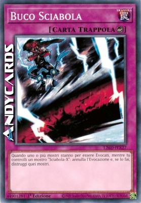 SÄBELLOCH   (Saber Hole)   Common   L26D ITX27   1Ed   Yugioh!   ANDYCARDS