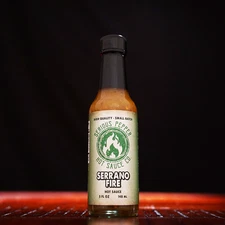 Serrano Fire Hot Sauce
