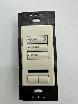 Lutron QSWS2-3BRLIR-WH-E01 QS Wallstation Open Preset Close 24V