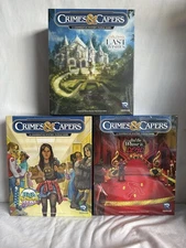 Lot 3 Crimes & Capers Cooperative Mystery Puzzle Games Renegade Studios NEW