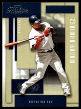 2004 Playoff Prestige Manny Ramirez #33 Boston Red Sox