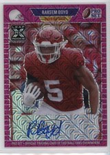 2021 Leaf Pro Set Metal 1989 Auto Pink Mojo /20 Rakeem Boyd #PA-RB1 Auto 0dp1
