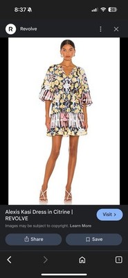 Alexis Kasi Dress Mini Size Medium