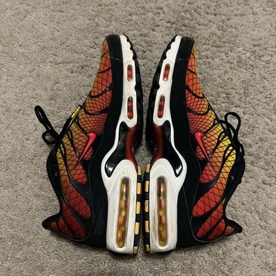 2018 NIKE AIR MAX PLUS TN SE GREEDY SUNSET ORANGE BLUE MULTI AV7021-001 US11.5
