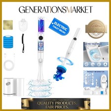 Electric Toilet Brush and Holder Set, Electric Toilet Bowl Brush, Toilet Brus...
