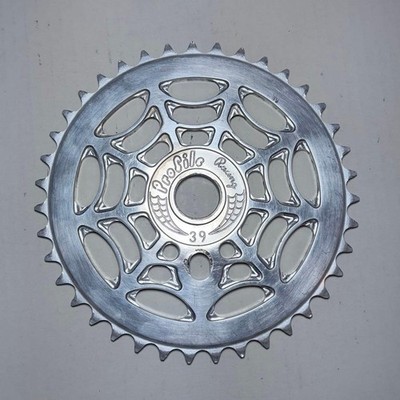 Profile Racing WidowMaker 39T BMX Kettenblatt Ritzel Silber Vintage