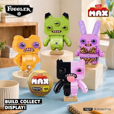 Fuggler Zuru MAX Baddies Series Model Building Blocks Toy Build Collect Display