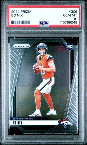 2024 Panini Prizm - Rookies Bo Nix #309 (RC)