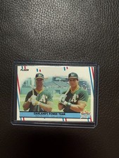 1988 Fleer - Mark McGwire, Jose Canseco #624