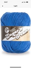 Lily Sugar'n Cream Yarn - Solids Super Size-Dazzle Blue - 3 Pack