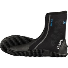 DUWT® BARE 5mm S-Flex Boot, Czarne neoprenowe stopy Stopki do nurkowania