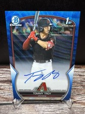 2023 Bowman Draft Tommy Troy Chrome Prospect Blue Wave Auto /150 #CDA-TT