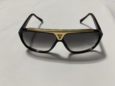 Rare Louis Vuitton Evidence Millionaire Sunglasses-Black/Gold- 100  Authentic 