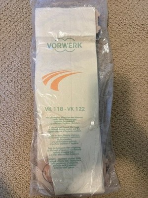 NIB Vorwerk VK118 - VK122 Vacuum Bags