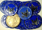1 ROLL of U.S. Mint Eisenhower Dollar $1 Size Token Like Coins = 20 Coin LOT  NR — photo 2