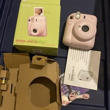 FUJIFILM INSTAX MINI 12 Instant Film Camera Blossom Pink OPEN BOX