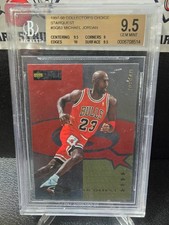 1997-98 Collector's Choice Starquest MICHAEL JORDAN #SQ83 BGS 9.5 GEM MINT