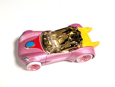 Hot Wheels Super Mario Brothers Princess Peach Pink Charactor Diecast Car 1:64