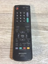 Sharp LCD TV Remote Control 076B0MQ051 Black ...