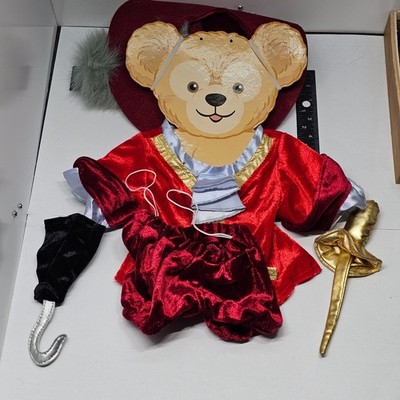  Disney Parks Duffy The Disney Bear Captain Hook Pirate Costume Outfit