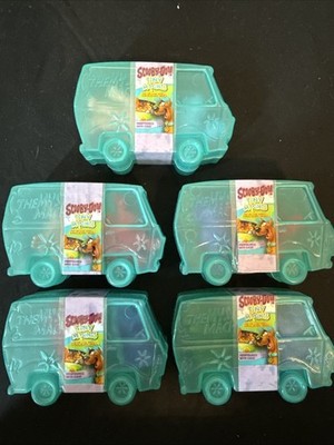 Scooby Doo Tiny Mights Mystery Machine Mini Figures With Case Set Of 5 NEW