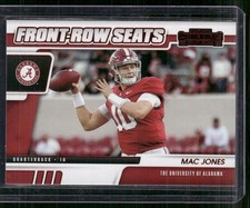2021 Panini Contenders Draft Picks #15 Mac Jones Front-Row Seats Red