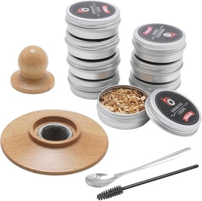 Cocktail Smoker Kit mit Raucher 8 Holzchips Set zum Räuchern von Whisky