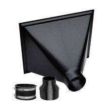 Big Gulp Dust Hood with 4 In. Flex Cuff and 4 In. to 2-1/2 In. Reducer for Dust