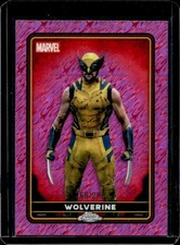 2025 Topps Chrome Deadpool Wolverine Characters Pink Shimmer Refractor #/299