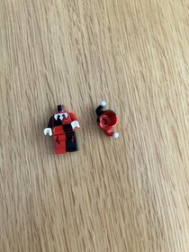 LEGO Batman I Harley Quinn Minifigure Original bat026 7886 2008 MISSING HEAD