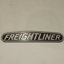 Freightliner Hood Emblem Badge OEM 22-39676-001 A Chrome Black Truck Nameplate