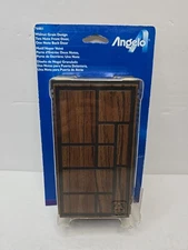 Angelo 76001 Door Bell Chime Walnut Wood Grain 2 Note Front 1 Note Back Door