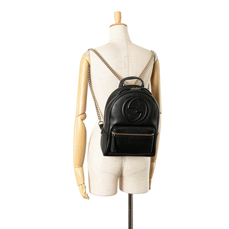 GUCCI Soho Interlocking G Backpack Backpack 53619… - image 10