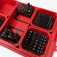 Organizer Insert Full Bit Set Holders for Milwaukee packout