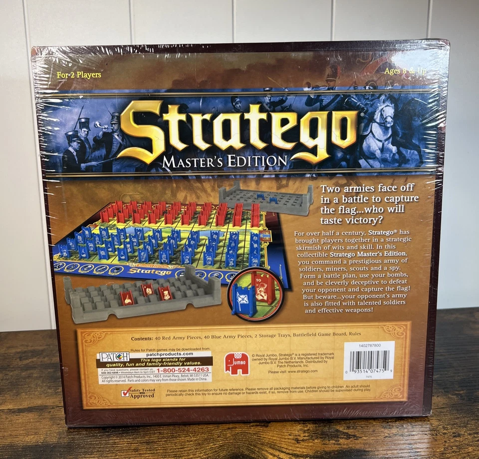 Stratego Master's Edition Board Game Wooden Box Complete NEW SEALED - Image 2 of 4