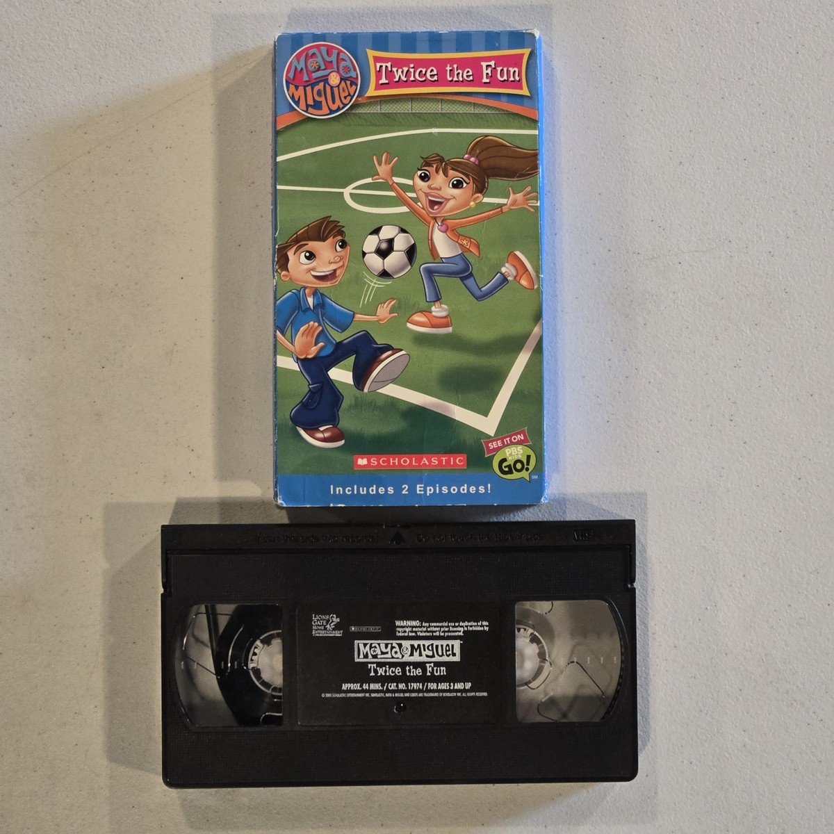 Maya & Miguel - Twice The Fun VHS 2005 ANIMATION FAMILY TV RARE
