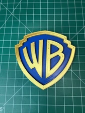 3D Printed Warner Bros Brothers Pictures Movie Sign Logo Display Fan Art WB #2