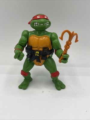 vintage 1988 Playmates Teenage Mutant Ninja Turtles Raphael action figure 4 In