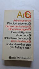 Arbeitsgesetze,  Beck-Texte  im  dtv,  34. Au...