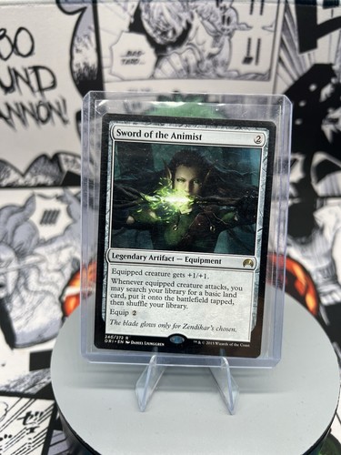Sword of the Animist Magic Origins Regular Near Mint MTG - Picture 7 of 7