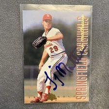T.J. Mathews 1994 Classic Best Gold Autograph #165 Pitcher Springfield Cardinal